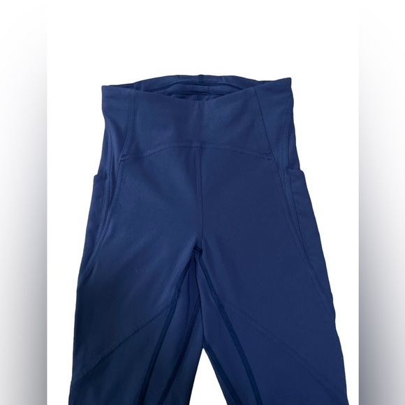 Lululemon Navy Thighs 7/8 high Rise - Picture 2 of 8